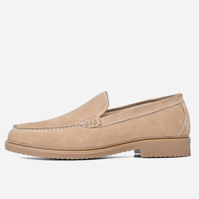 Espadrille Homme Luxe en Cuir noir Original - op126 - Opiyane