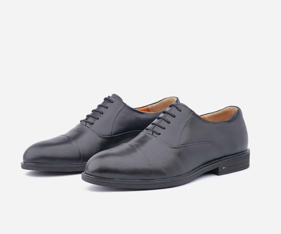 Chaussures homme classe en cuir - op82 - Noir - Opiyane Spécialisé