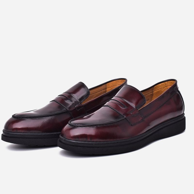 chaussures homme demasquable bordeau opiyane op146 1 2
