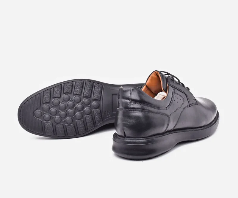 Chaussures Pour Tous Les Goûts en Cuir Noir – op262 – <strong>OPIYANE</strong> – Image 3