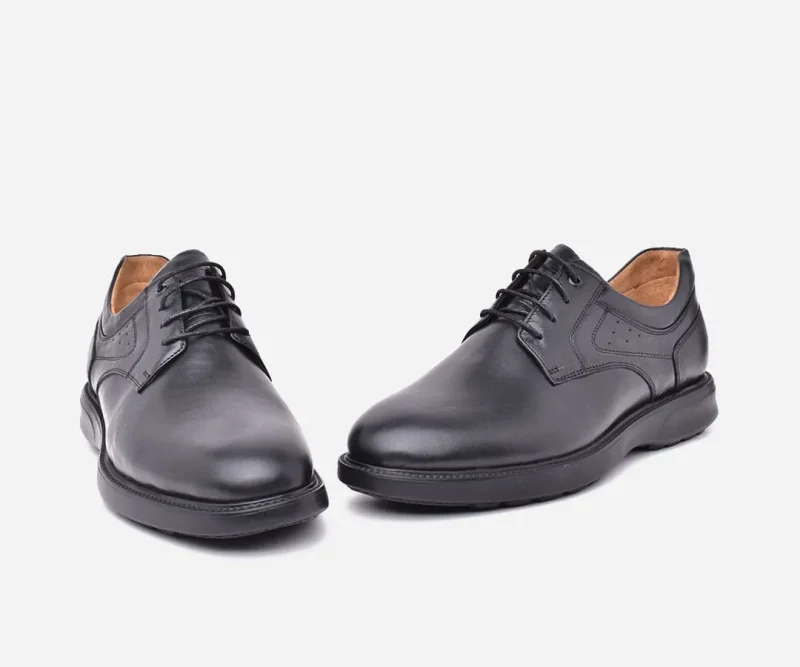 Chaussures Pour Tous Les Goûts en Cuir Noir – op262 – <strong>OPIYANE</strong> – Image 2