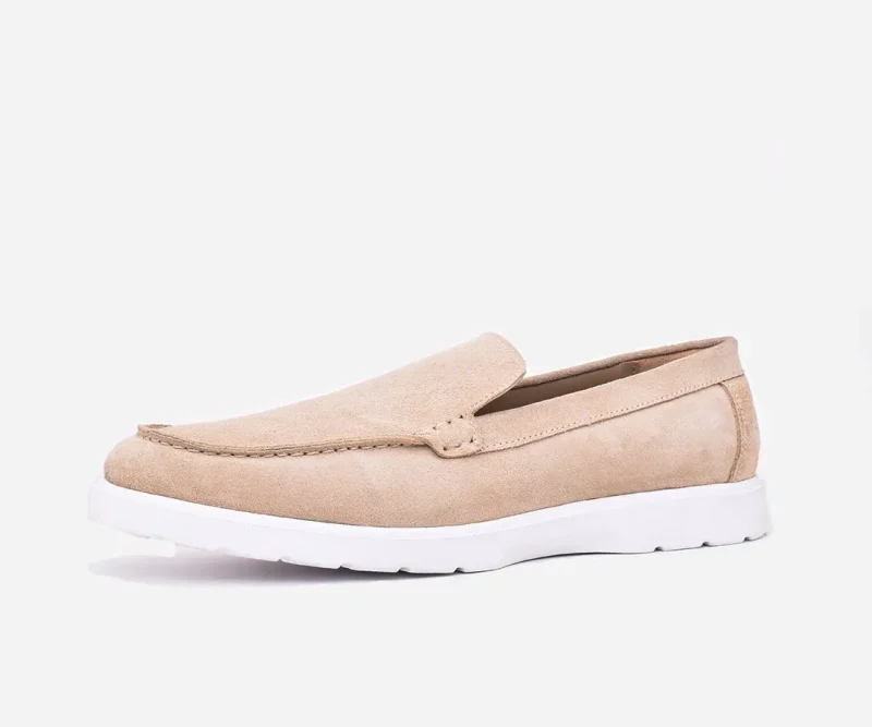 Chaussures europiyane en daim beige – op158 – <strong>OPIYANE</strong>