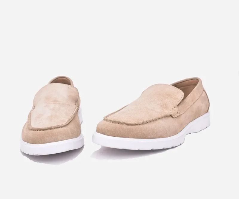 Chaussures europiyane en daim beige – op158 – <strong>OPIYANE</strong> – Image 2
