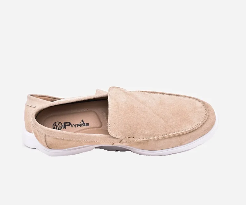 Chaussures europiyane en daim beige – op158 – <strong>OPIYANE</strong> – Image 3