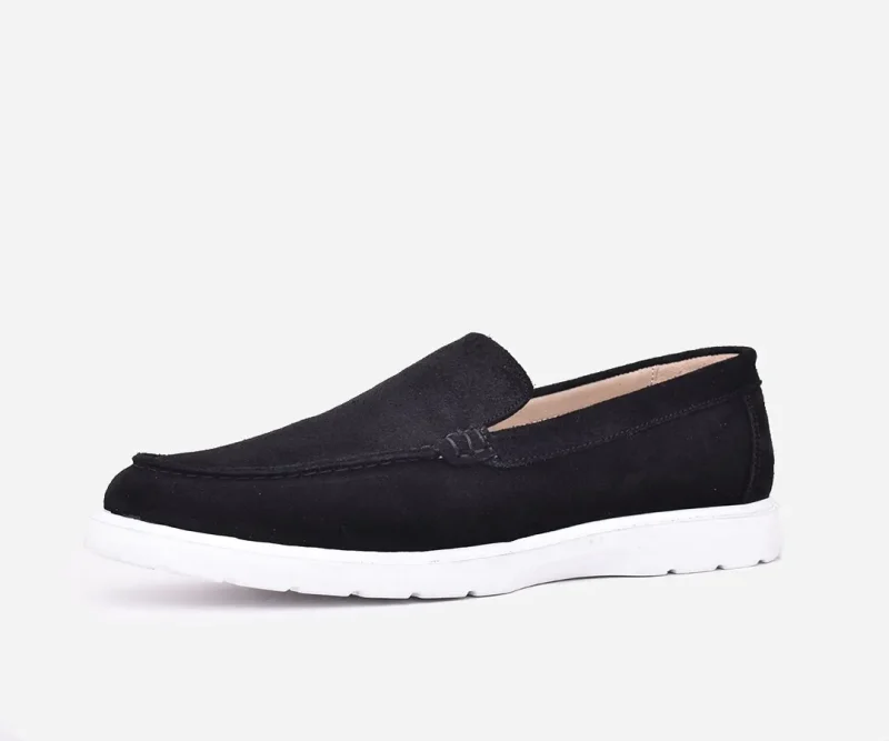 Chaussures europiyane en daim noir – op158 – <strong>OPIYANE</strong>
