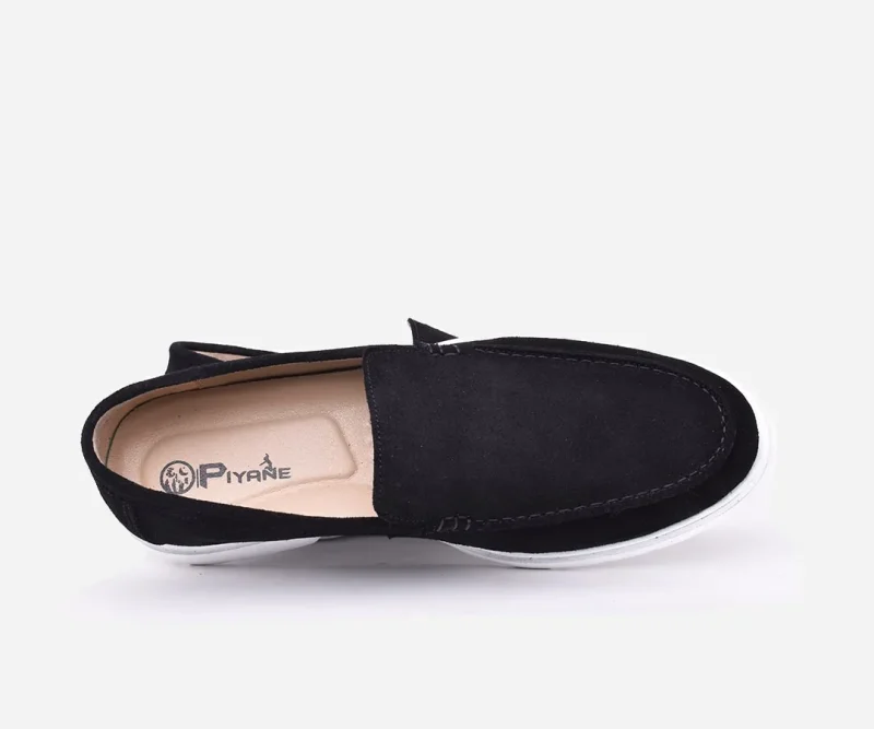 Chaussures europiyane en daim noir – op158 – <strong>OPIYANE</strong> – Image 2