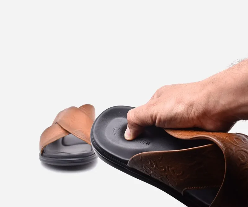 Sandales Médicales Pour Homme Très Confortable Gold - op113- <strong>OPIYANE</strong> – Image 2