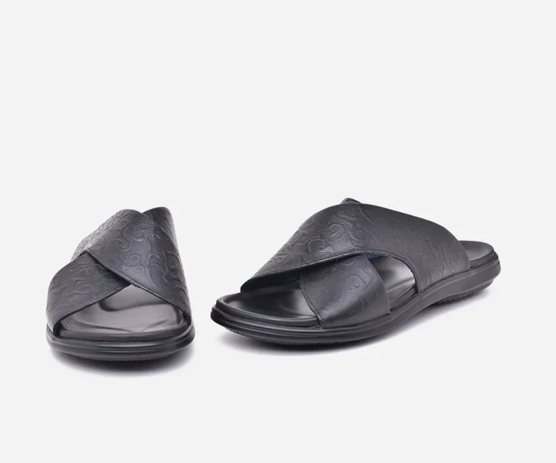 Sandales Médicales Pour Homme Très Confortable Noir - op113- <strong>OPIYANE</strong> – Image 4
