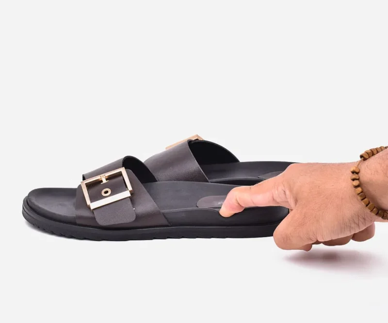 Sandales Femmes Médicales en cuir Marron – op242 - <strong>OPIYANE</strong> – Image 2