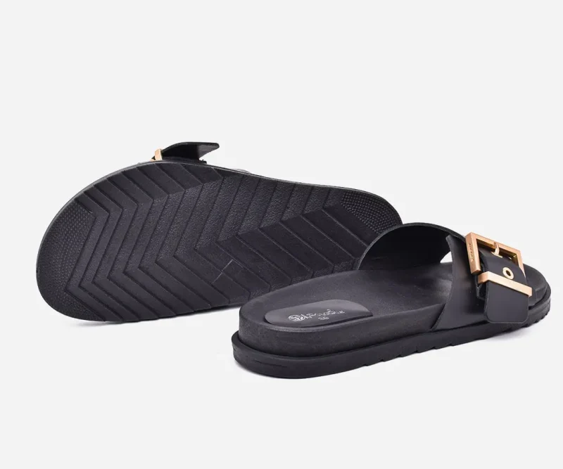 Sandales Femmes Médicales en cuir Noir - op242 - <strong>OPIYANE</strong> – Image 4