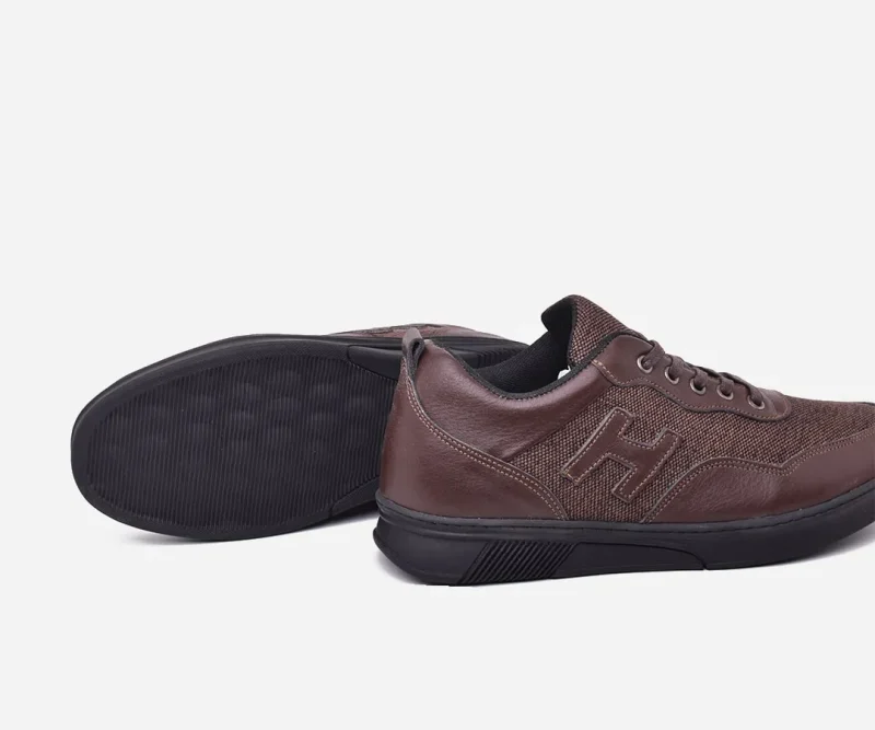 Espadrille Homme en cuir marron - op23 v1 – Image 3