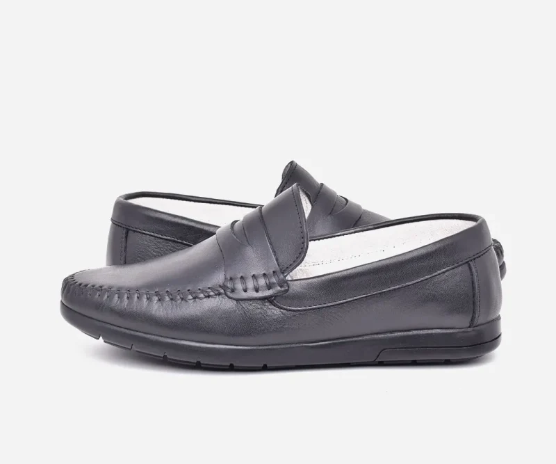 Mocassin pour homme noir - op164 – <strong>OPIYANE</strong> – Image 3