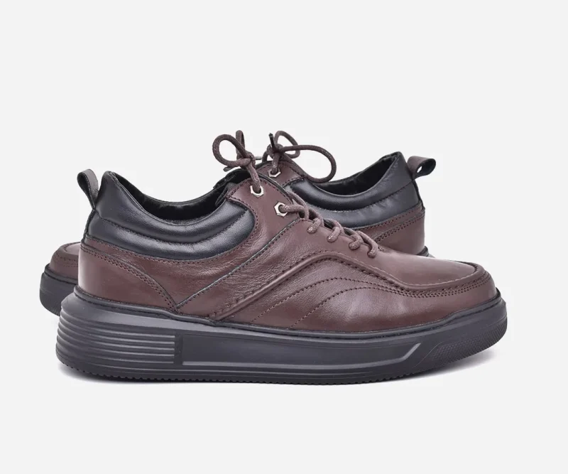 Chaussure pour Homme en Cuir Marron