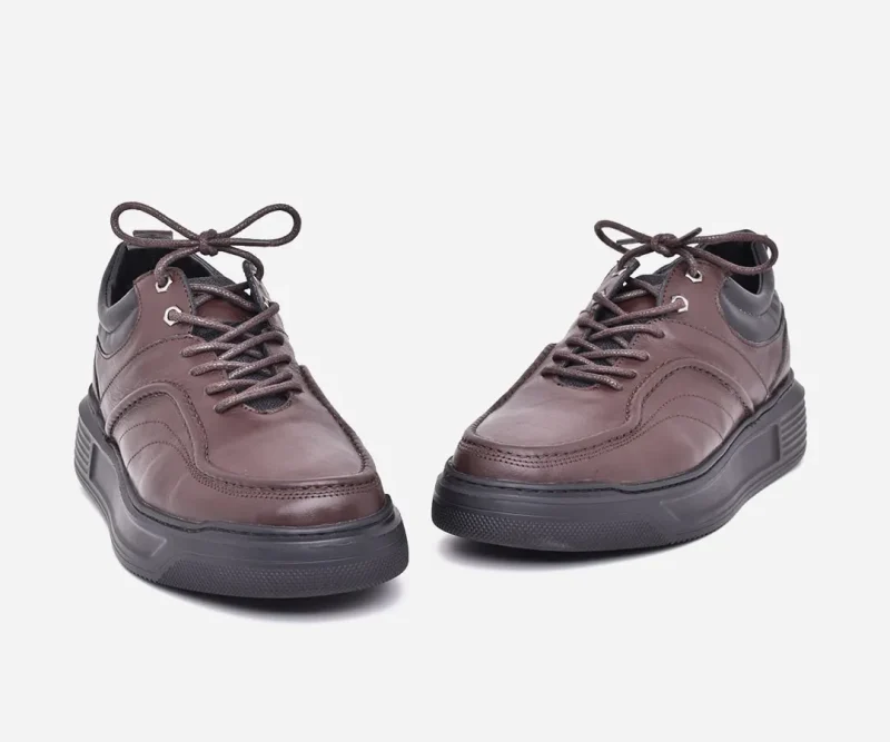 Chaussure pour Homme en Cuir Marron