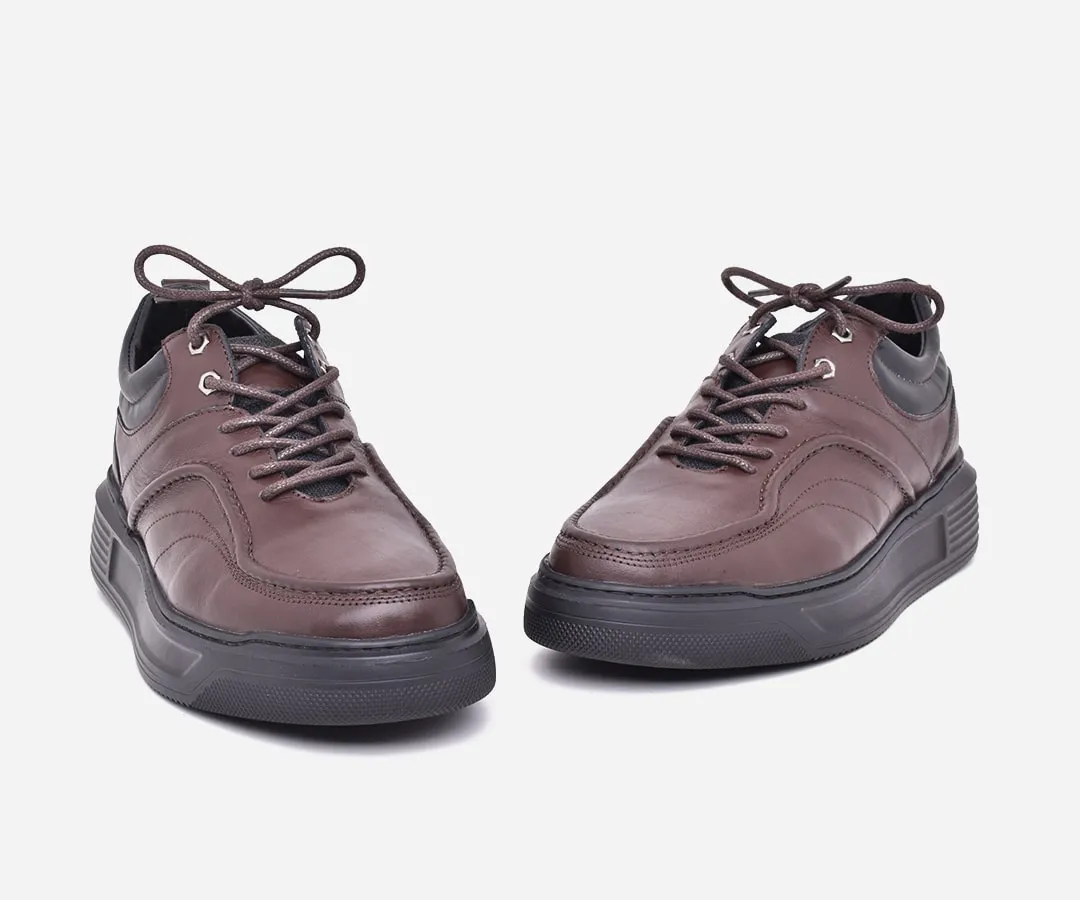 Chaussure pour Homme en Cuir Marron