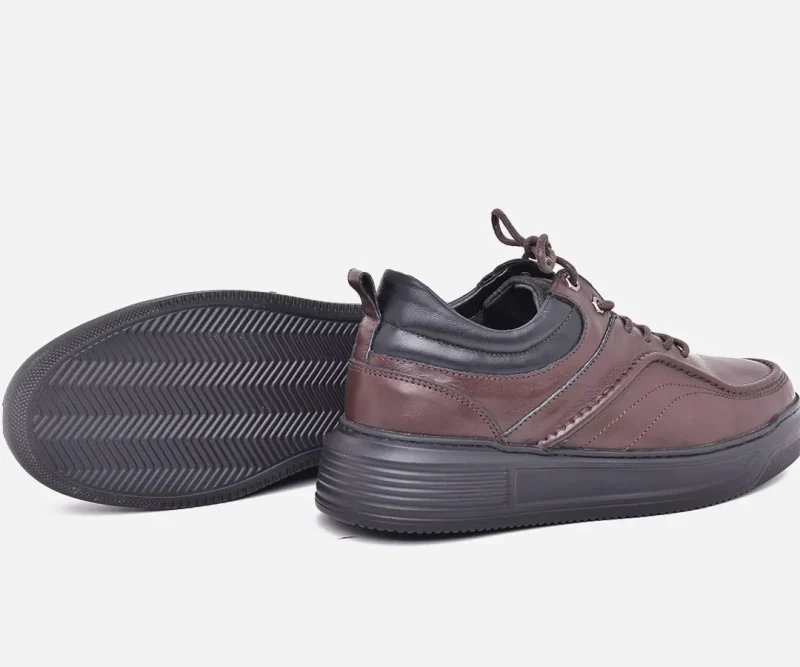 Chaussure pour Homme en Cuir Marron