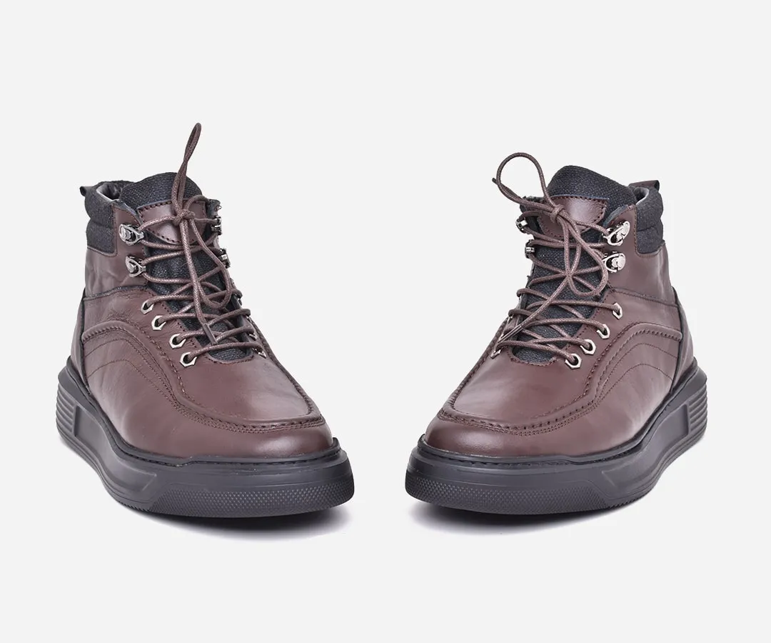Bottes haut de gamme marron