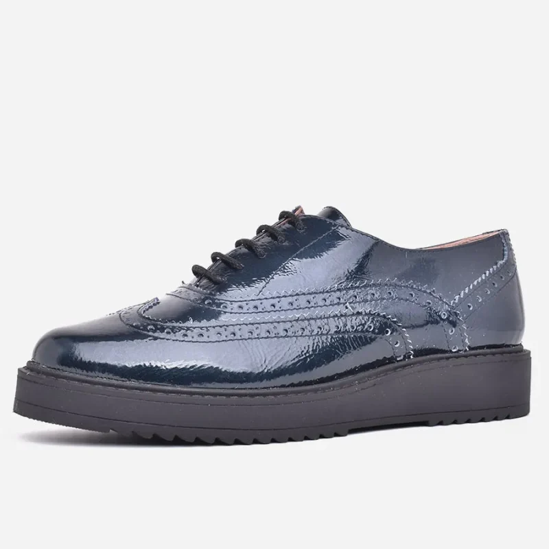 Chaussure Femme en Cuir Démasquable Bleu – op280 – <strong>OPIYANE</strong>