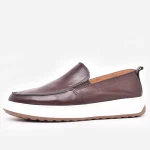 Chaussure médicale homme en cuir véritable marron – mocassin – op269 – <strong>OPIYANE</strong> 2 Chaussure médicale – mocassin
