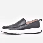 Chaussure médicale homme en cuir véritable noir – mocassin – op267 – <strong>OPIYANE</strong> 2 Chaussure médicale – mocassin
