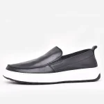 Chaussure médicale homme en cuir véritable noir – mocassin – op269 – <strong>OPIYANE</strong> 2 Chaussure médicale – mocassin