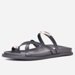 Sandales femmes plat Noir – op257 – <strong>OPIYANE</strong> 2 Sandales femmes