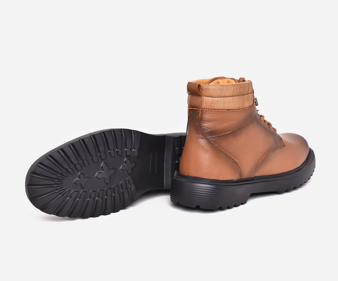 Boot Homme en Cuir Gold Véritable – Élégant et Confortable – op180 – <strong>OPIYANE</strong> 5 Boot Homme