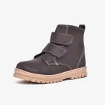 Bottines Garçon en cuir véritable Marron – op320 – <strong>OPIYANE</strong> 1 Bottines garçon